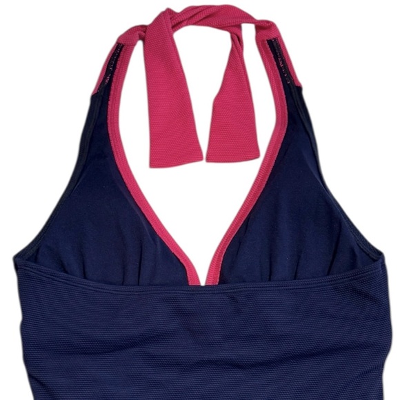 Tommy Bahama Island Cays Colorblock Halter Tankini Top - Picture 7 of 16